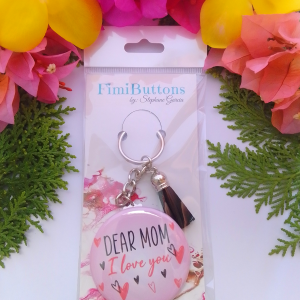 Dear Mom Keychain